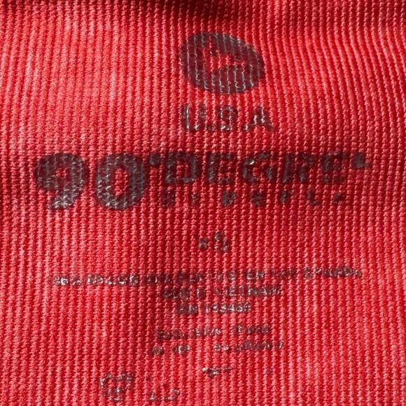 Retro, Upcycled, Upside Down Smiley, Active Micro Shorts - Picture 9 of 13